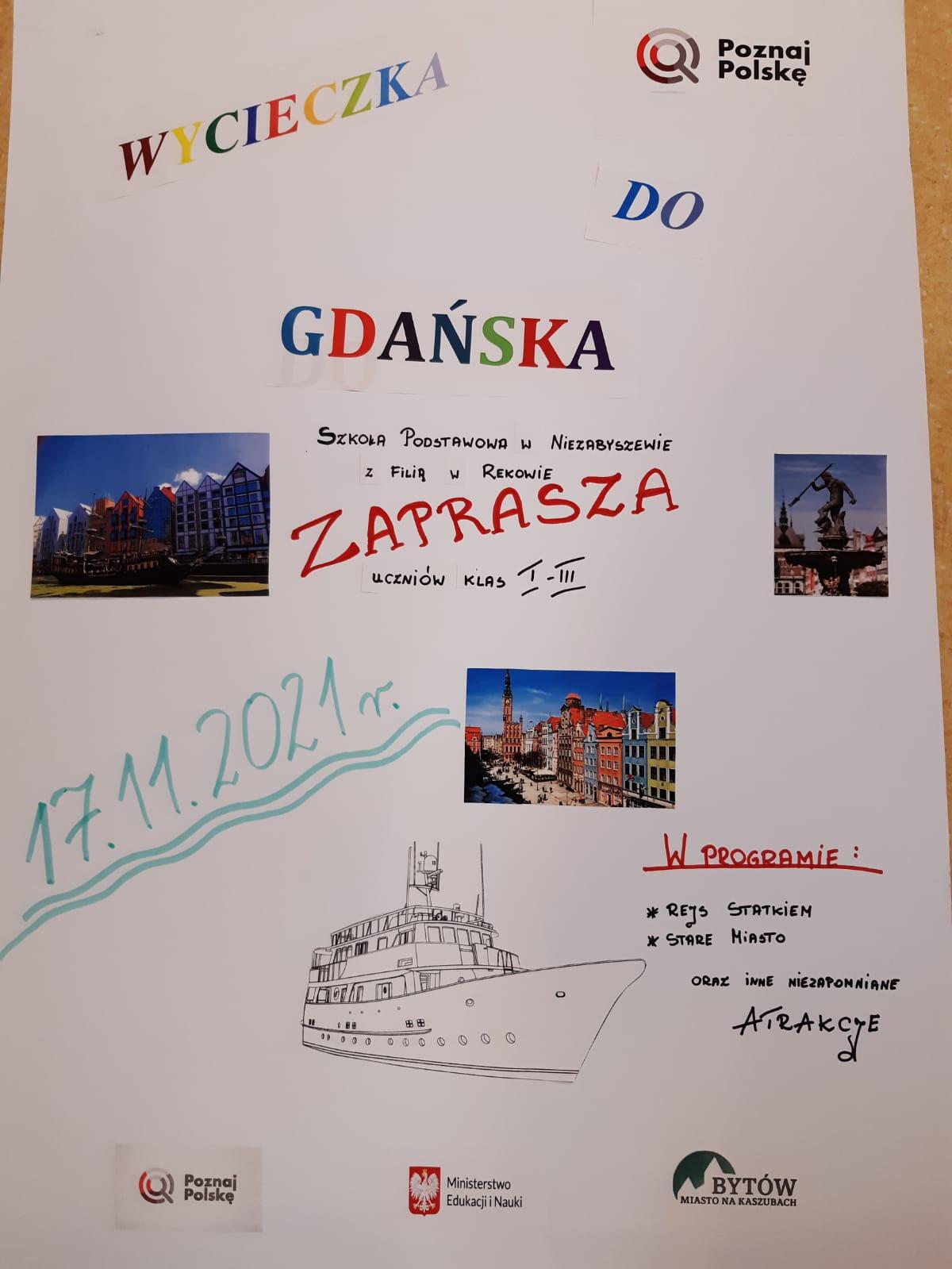 Wycieczka do Gdańska w ramach przedsięwzięcia „Poznaj Polskę”.