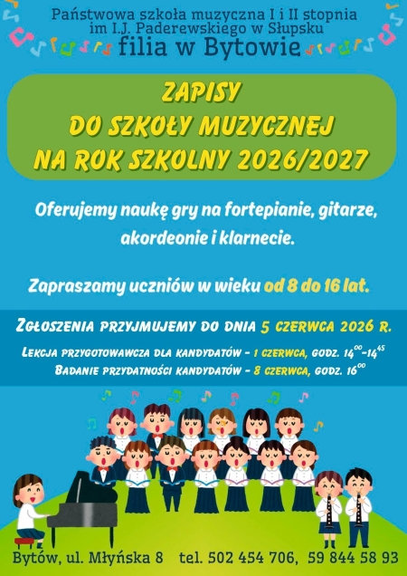 Nabór do Szkoły Muzycznej