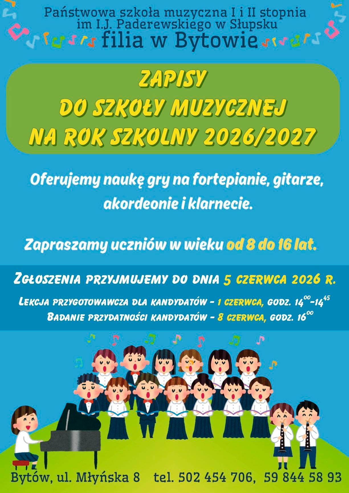 Nabór do Szkoły Muzycznej